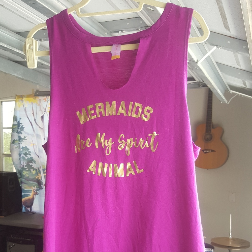 MERMAID SWIM COVERUP OR SLEEP TOP